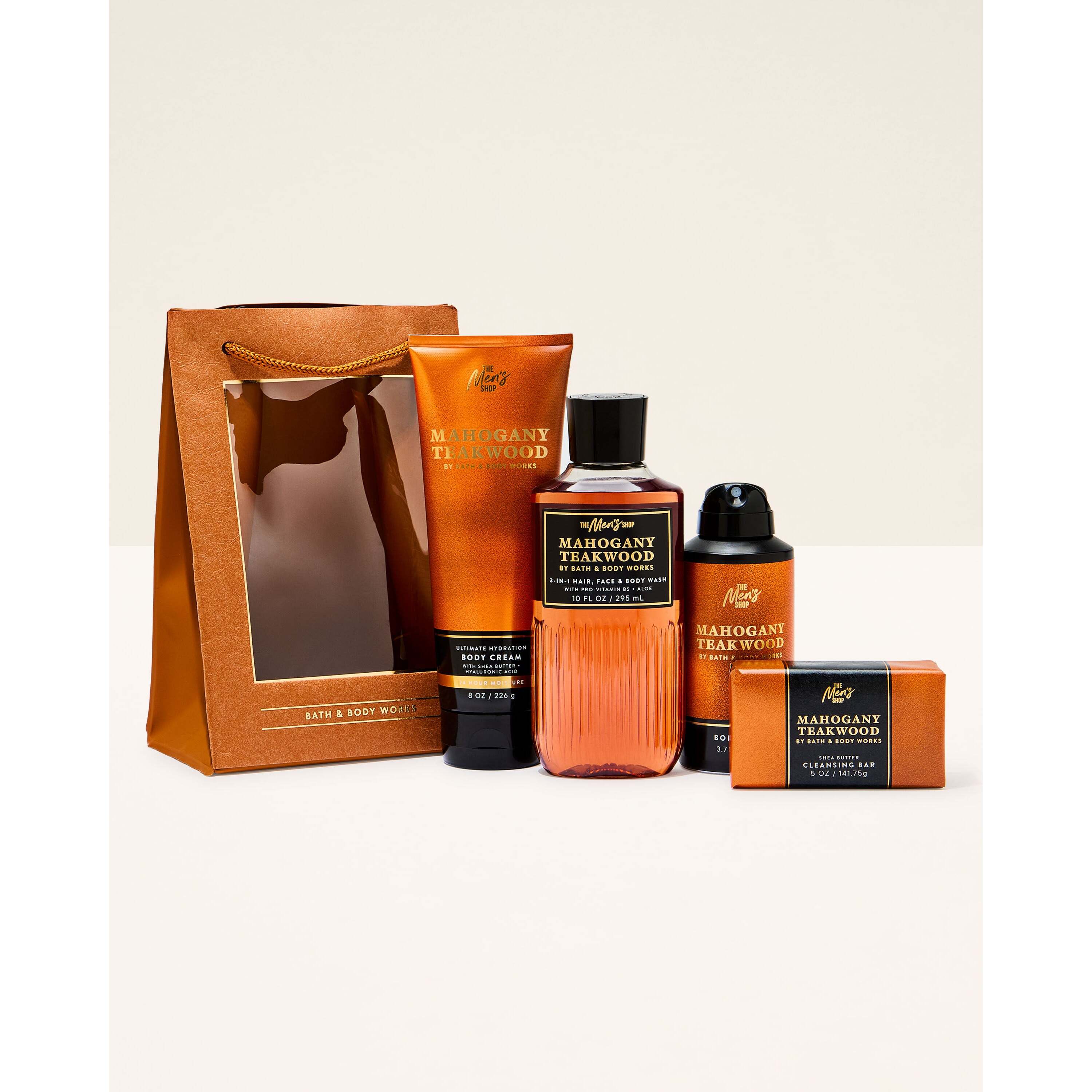 Mahogany Teakwood Gift Set