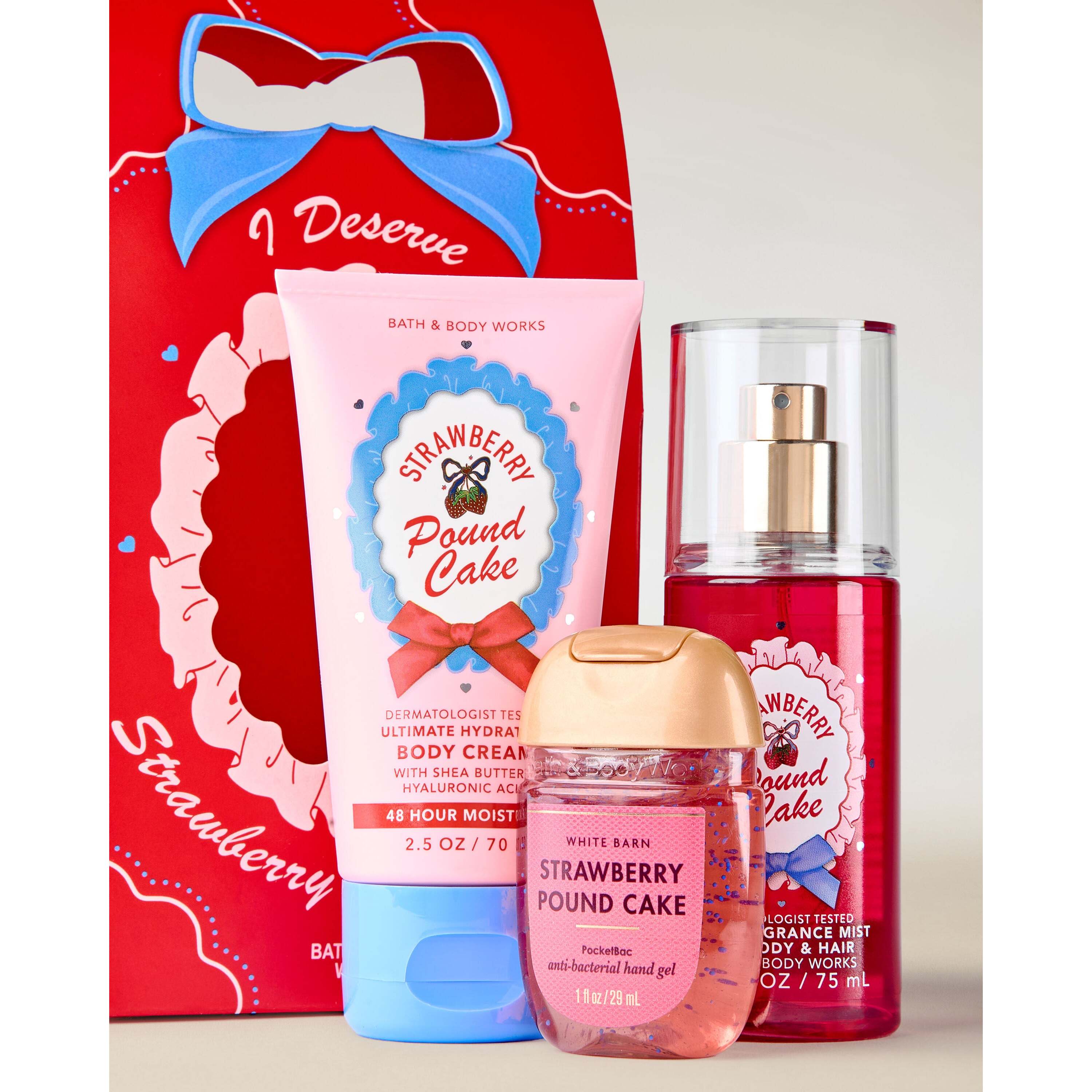 Strawberry Pound Cake Mini Gift Set - Image 2
