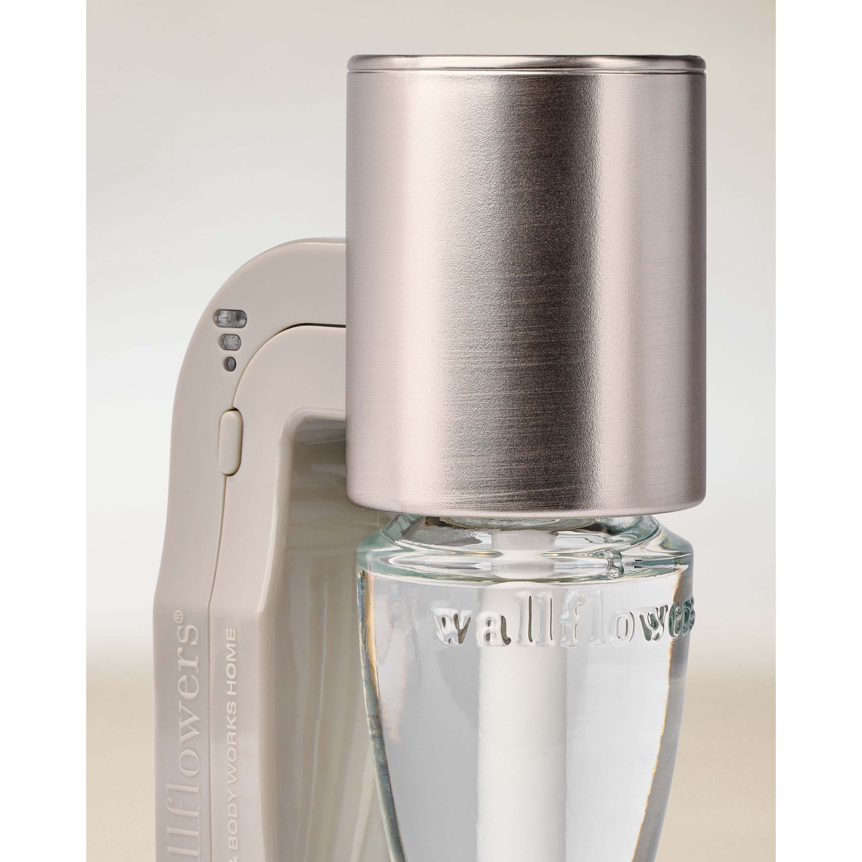 Silver Metallic Scent Control Wallflowers Fragrance Plug - Image 2