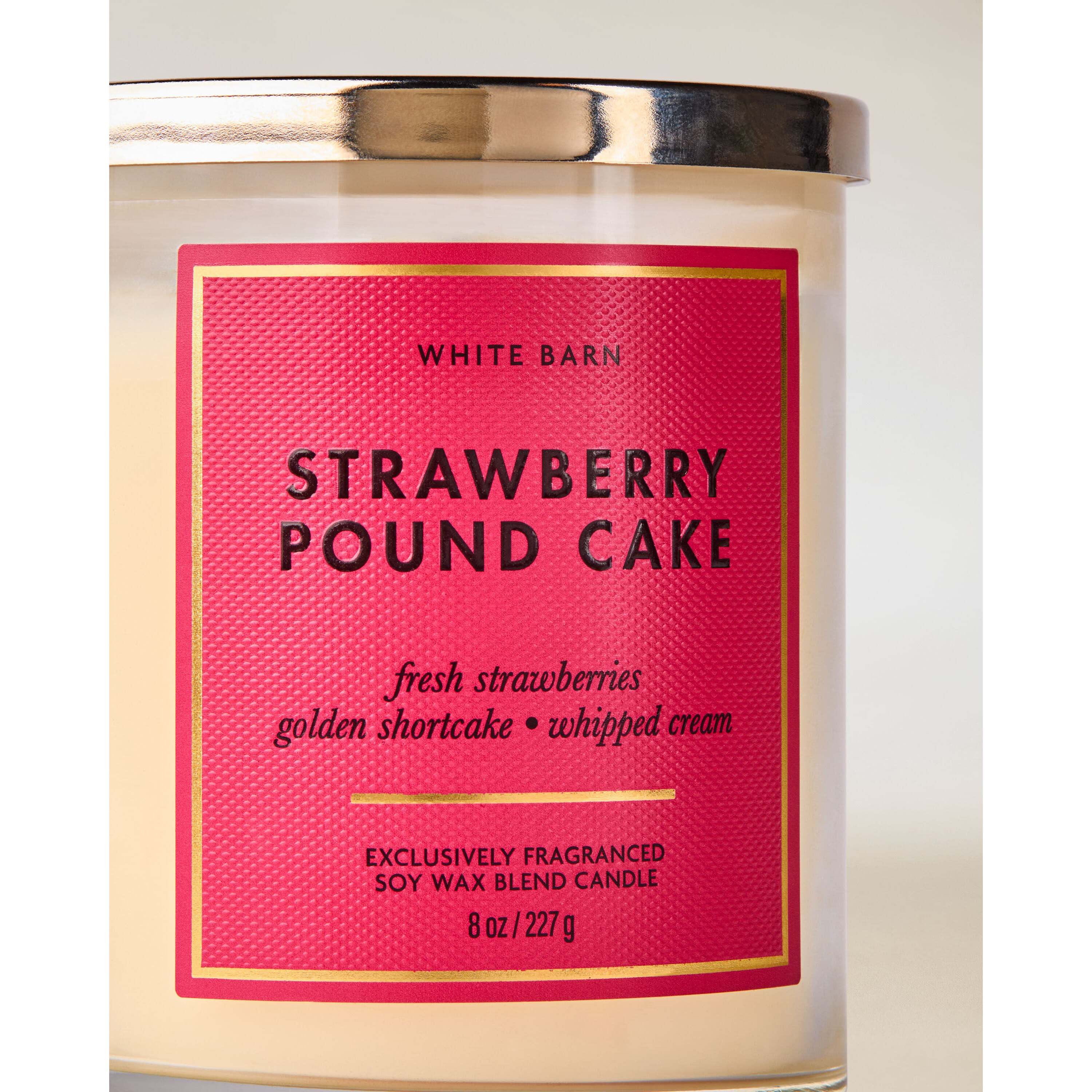Strawberry Pound Cake Single Wick Candle - Image 2