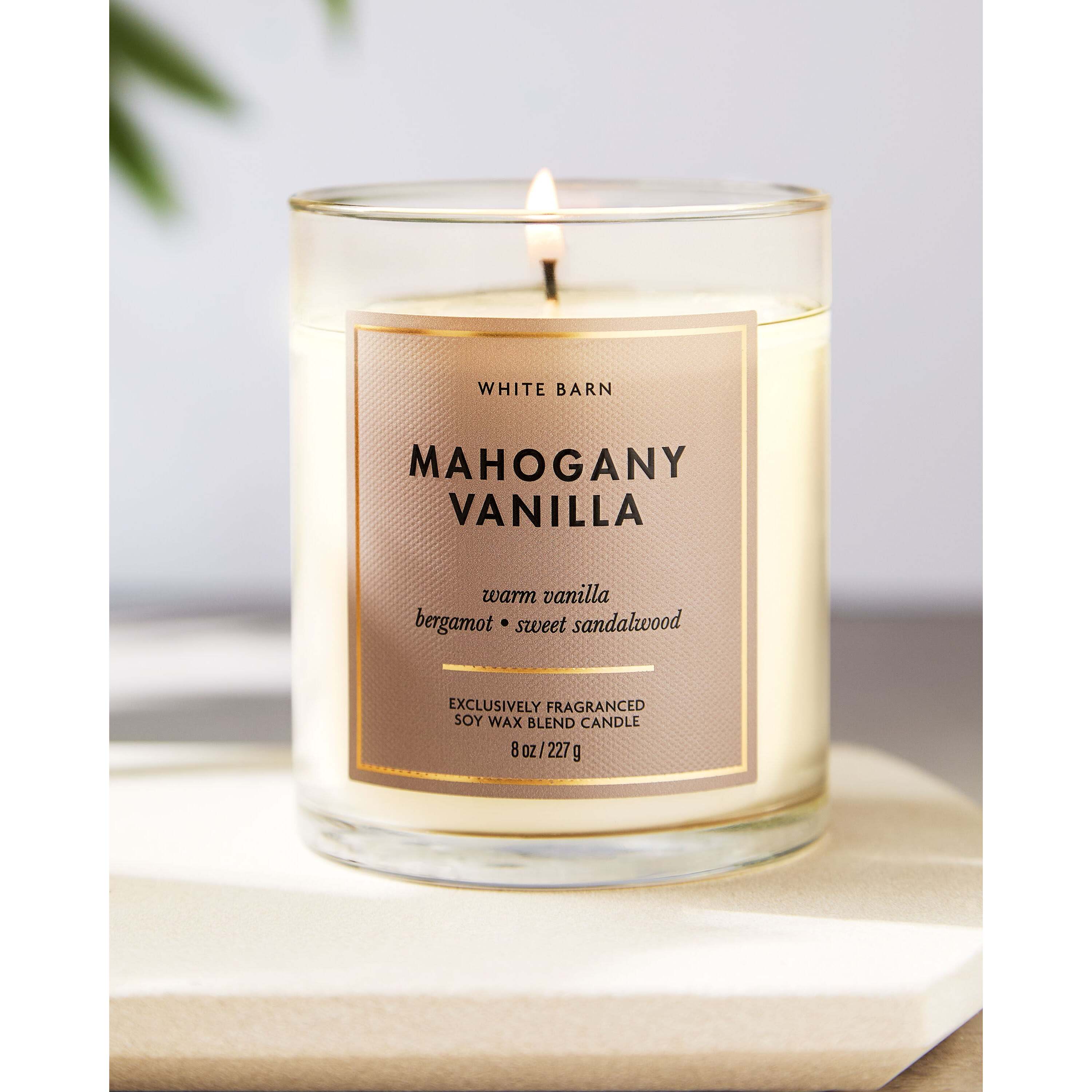 Mahogany Vanilla Single Wick Candle - Image 6