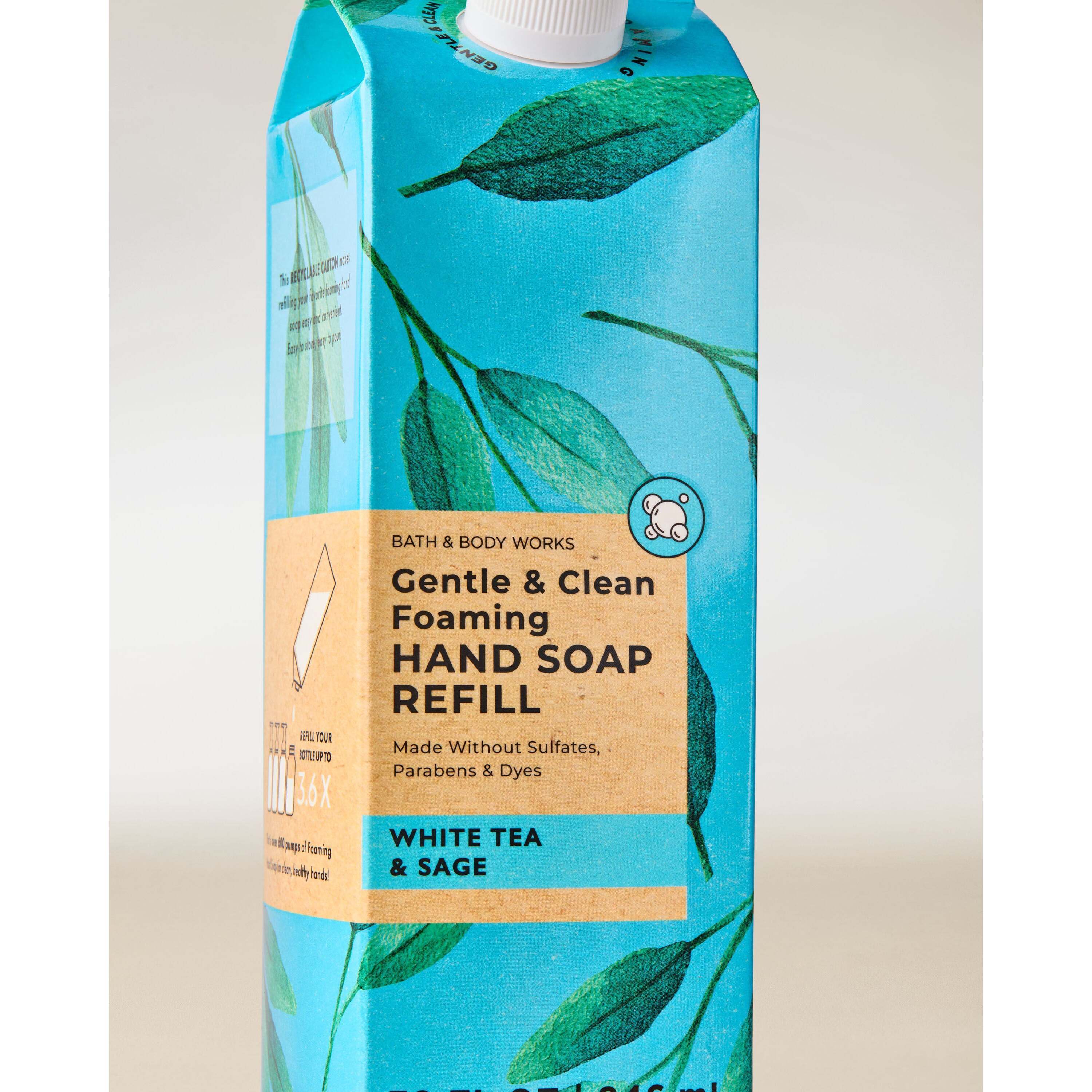 White Tea & Sage Gentle & Clean Foaming Refill - Image 2
