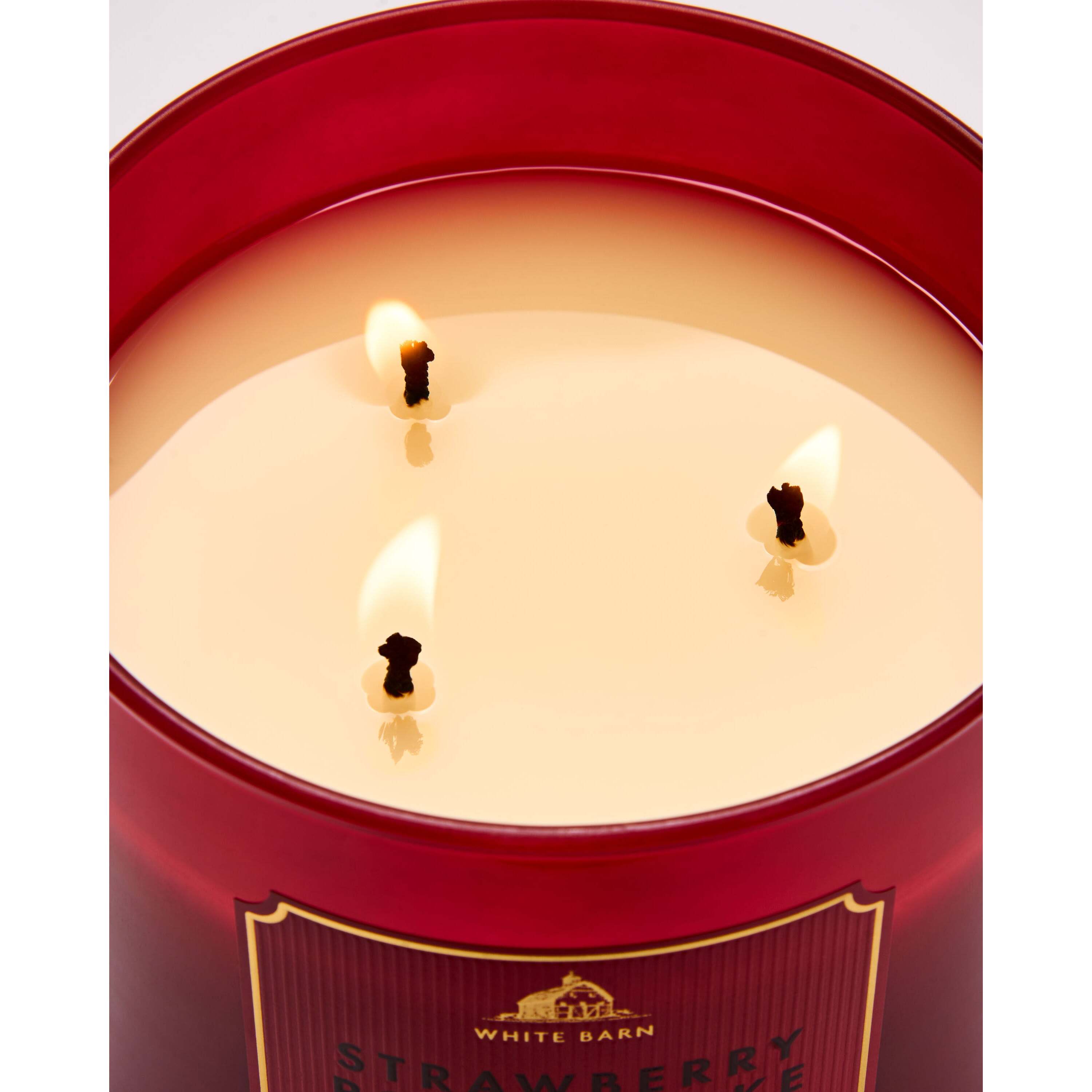 Strawberry Pound Cake 3-Wick Candle - Image 5
