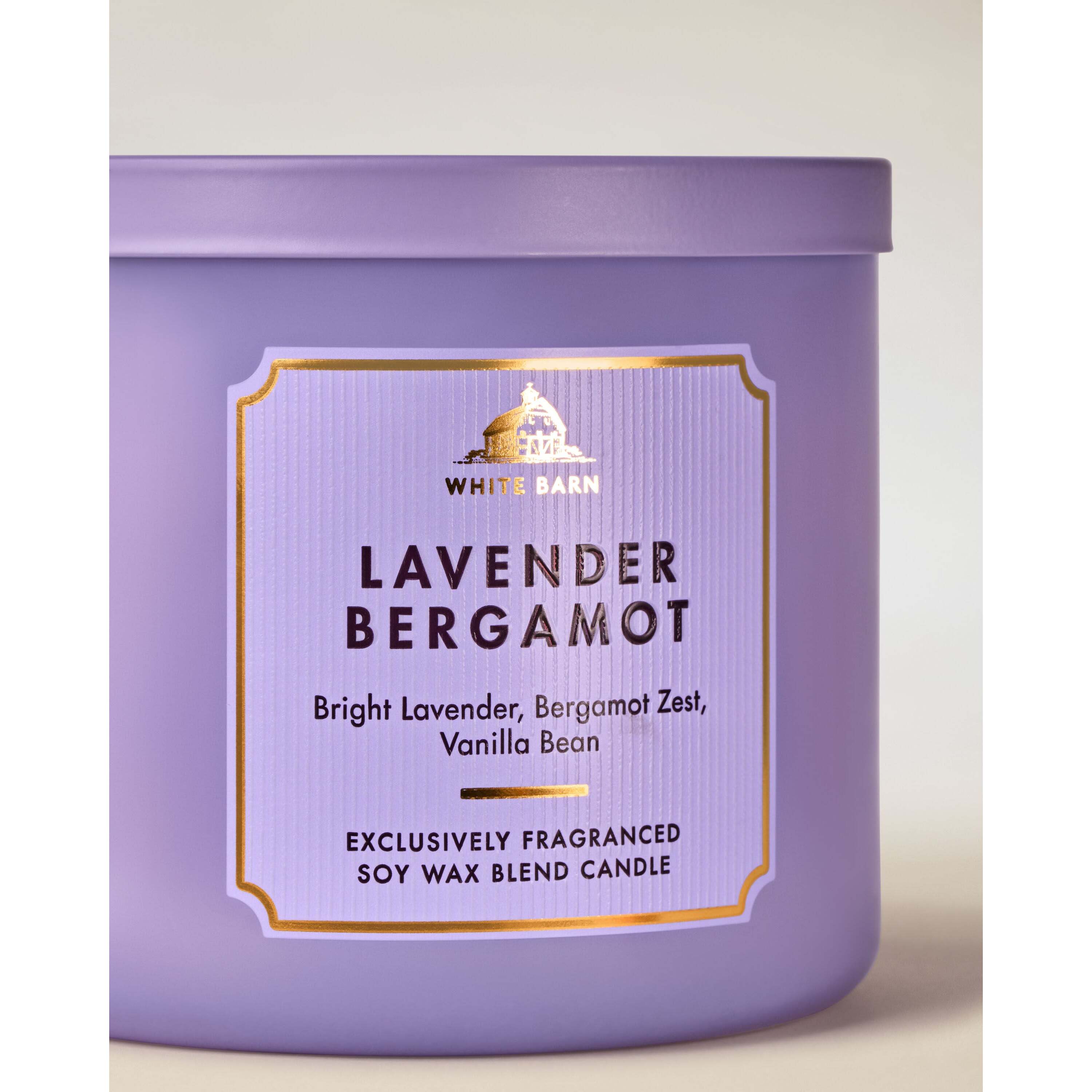 Lavender Bergamot 3-Wick Candle - Image 2