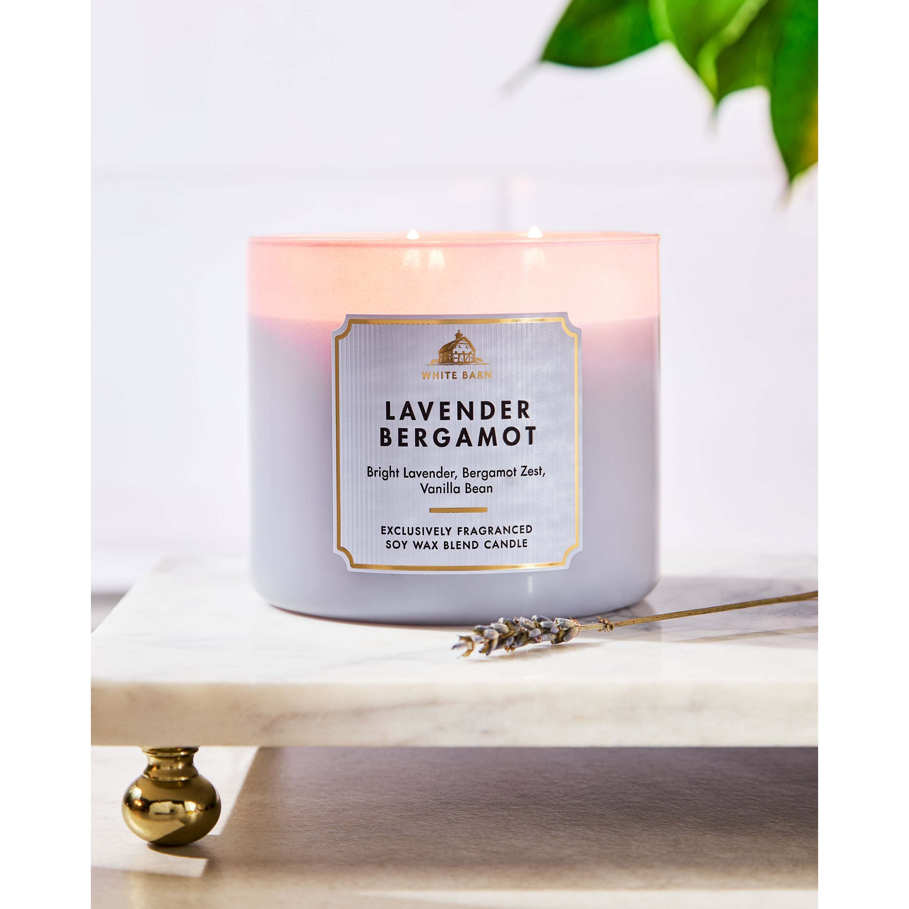 Lavender Bergamot 3-Wick Candle - Image 6