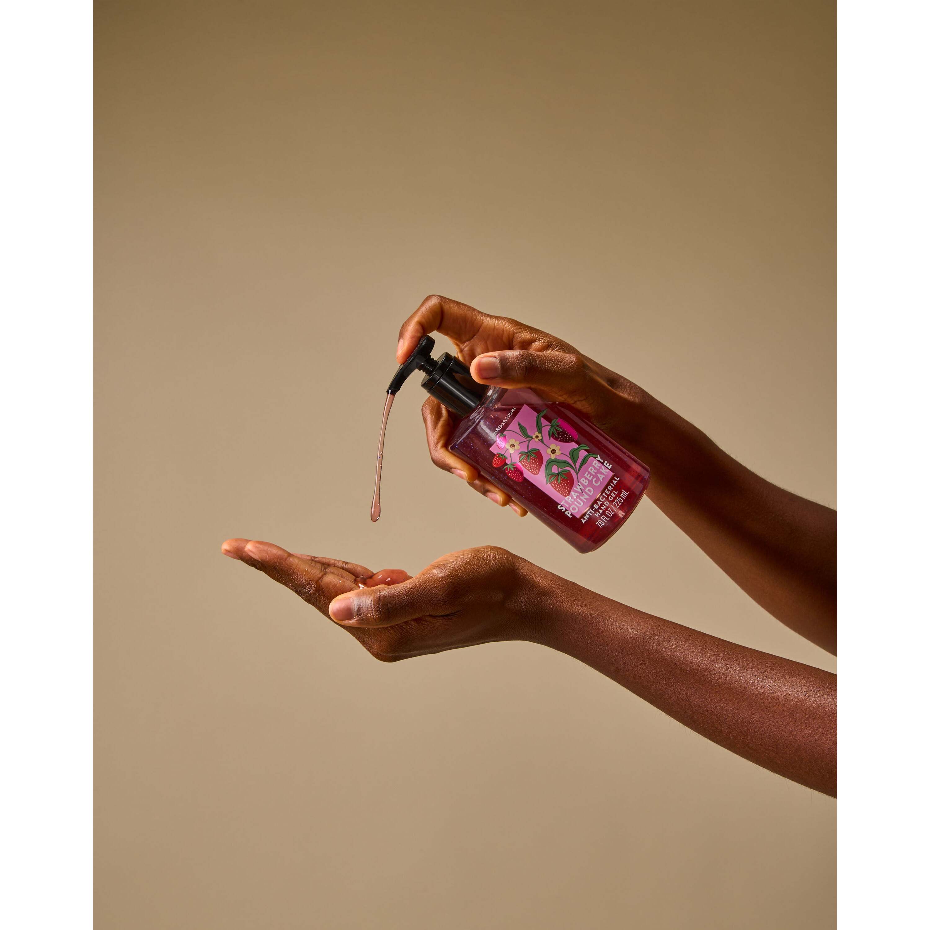 Strawberry Pound Cake Hand Sanitizer With Pump - Image 6