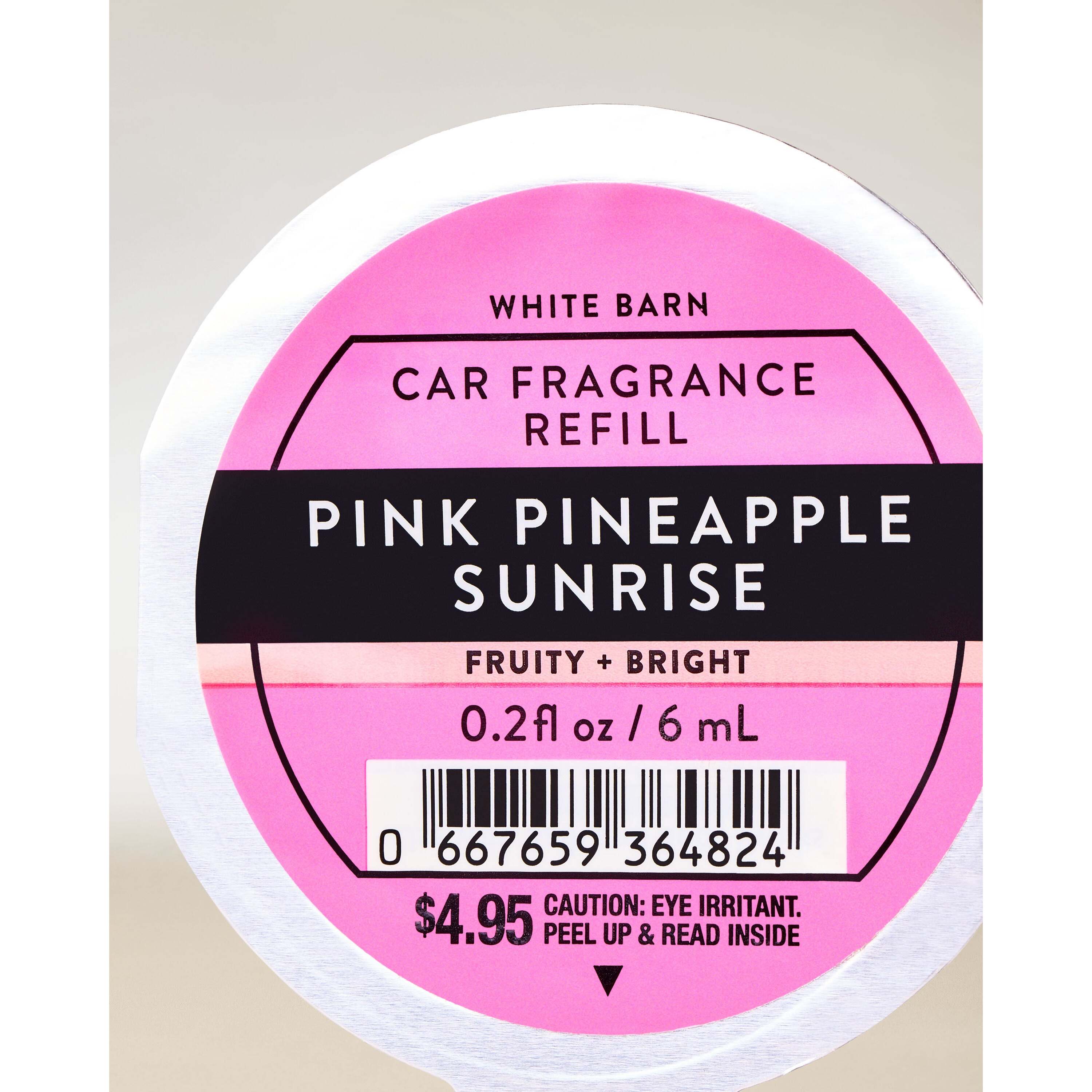 Pink Pineapple Sunrise Car Fragrance Refill - Image 2