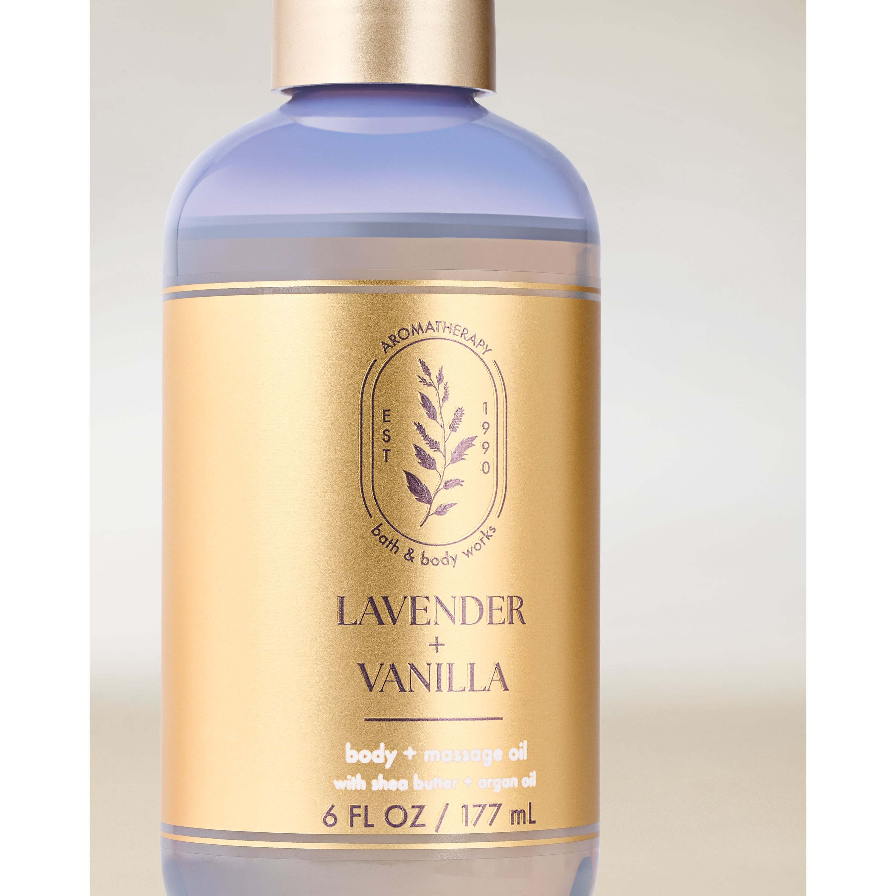 Lavender Vanilla Body And Massage Oil - Image 2