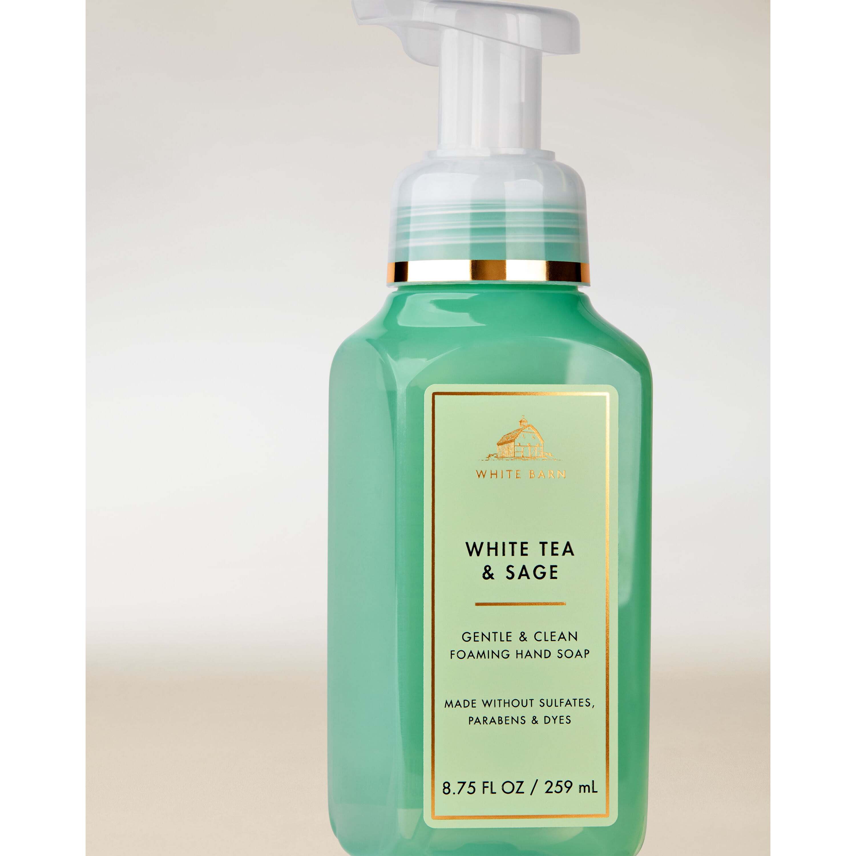 White Tea & Sage Gentle & Clean Foaming Hand Soap - Image 2