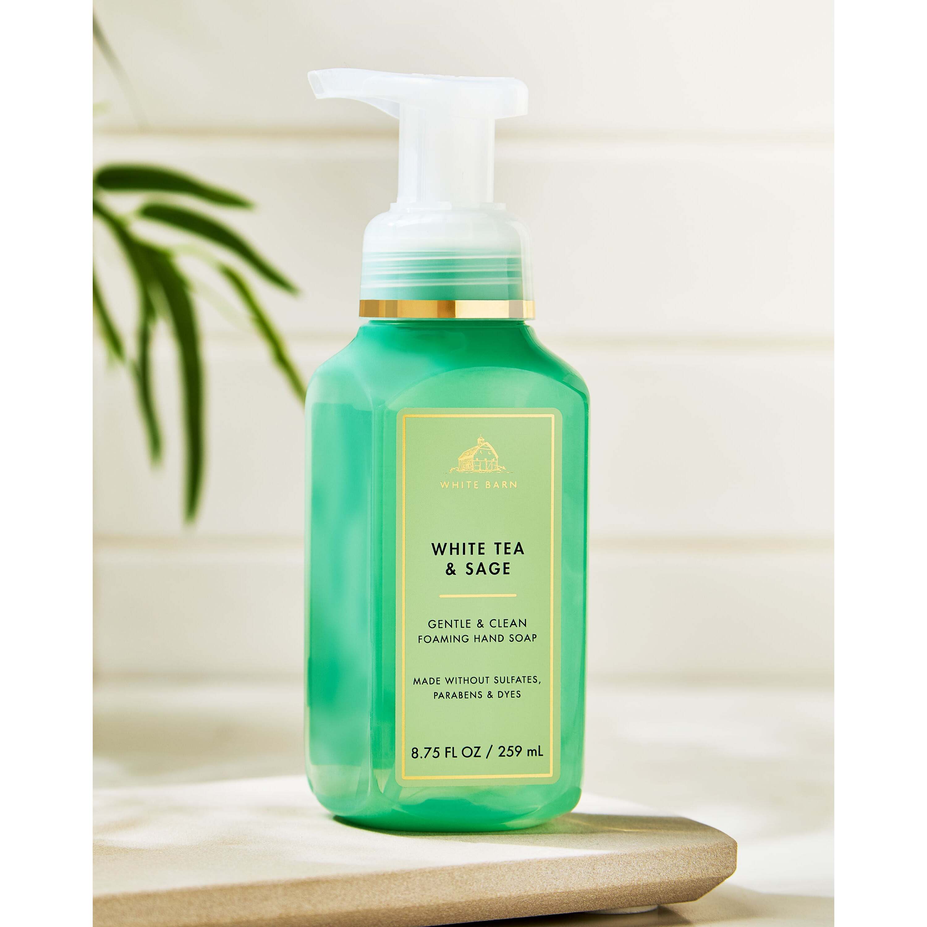 White Tea & Sage Gentle & Clean Foaming Hand Soap - Image 7