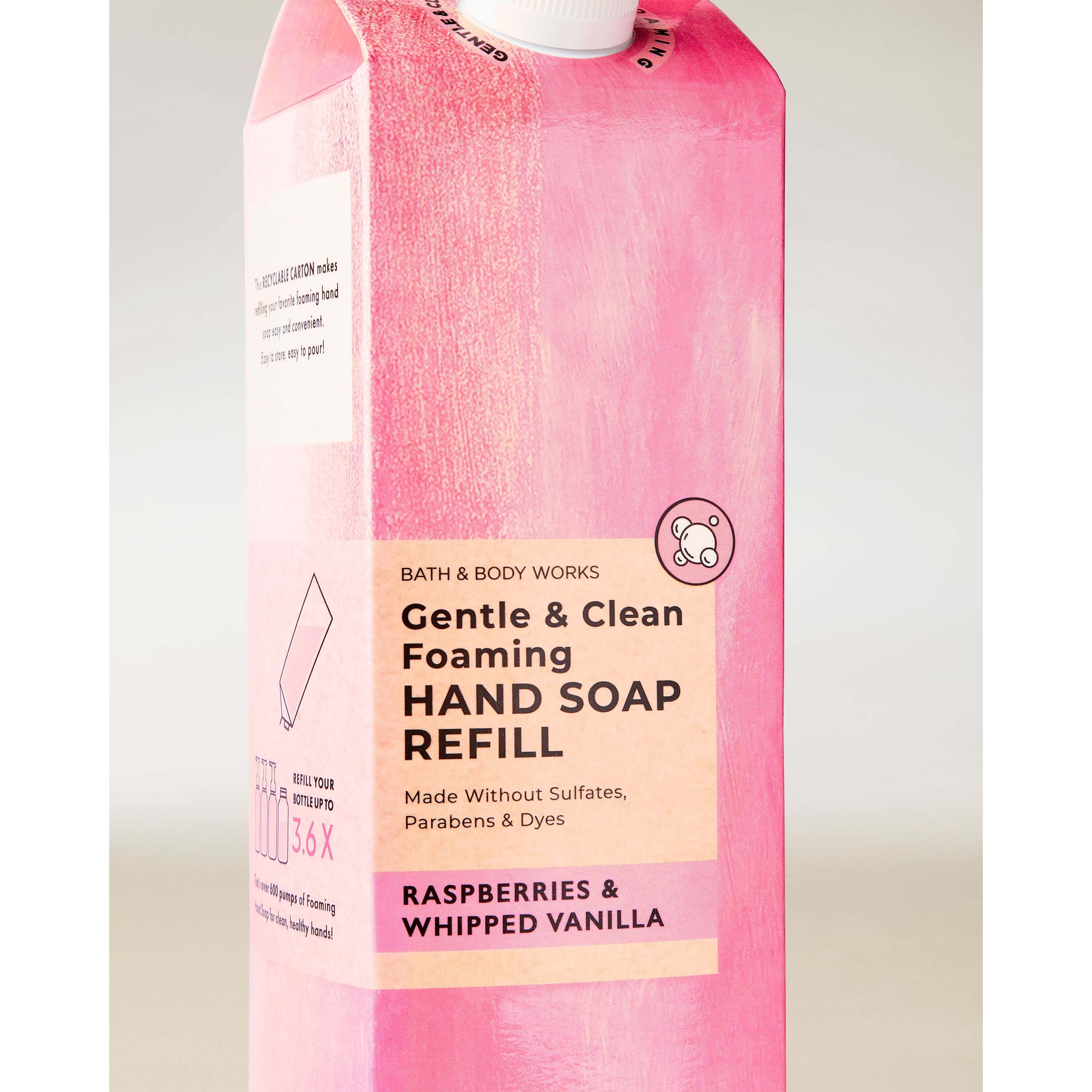 Raspberries & Whipped Vanilla Gentle & Clean Foaming Refill - Image 2