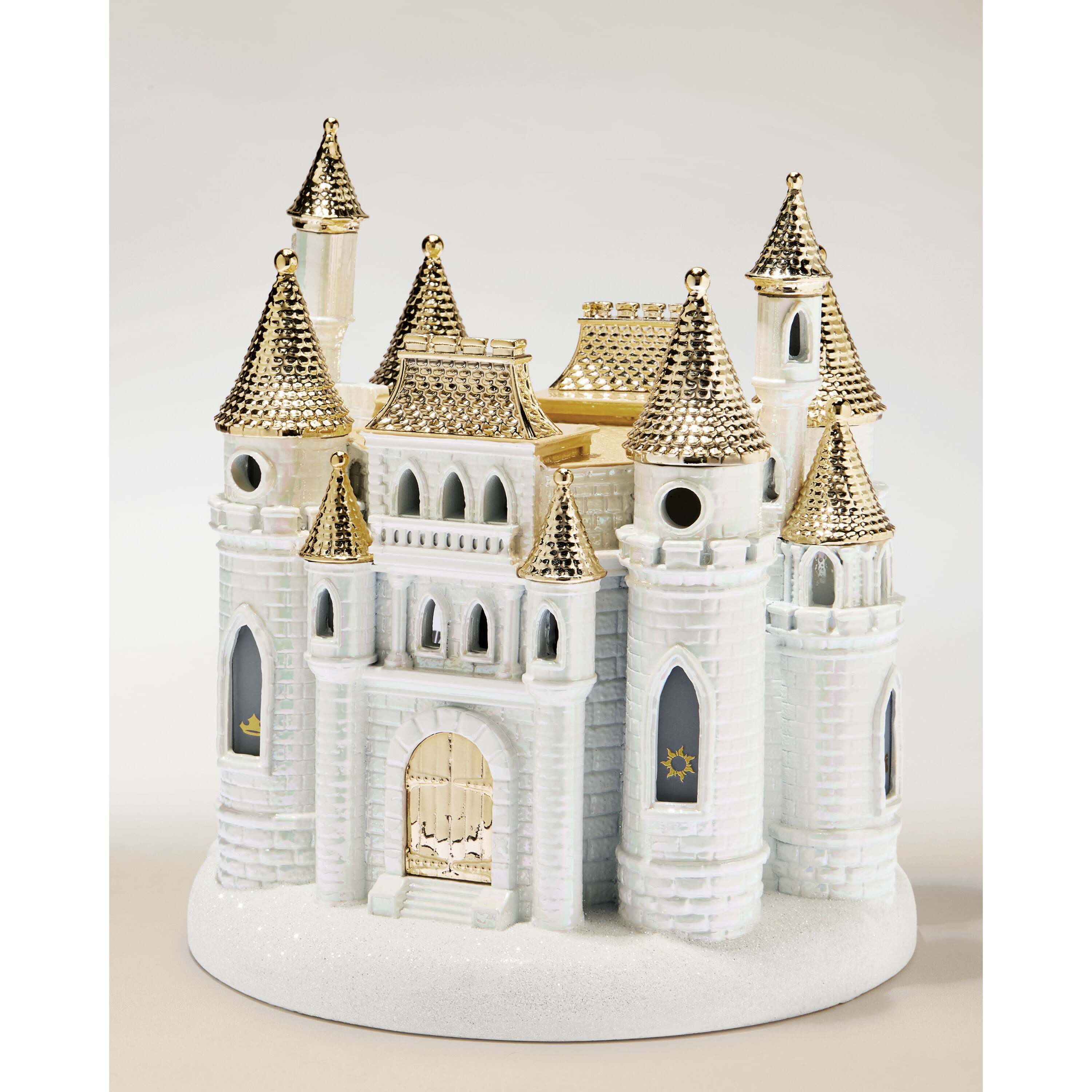 Disney Princess Light-Up Castle Pedestal 3-Wick Candle Holder - Image 5