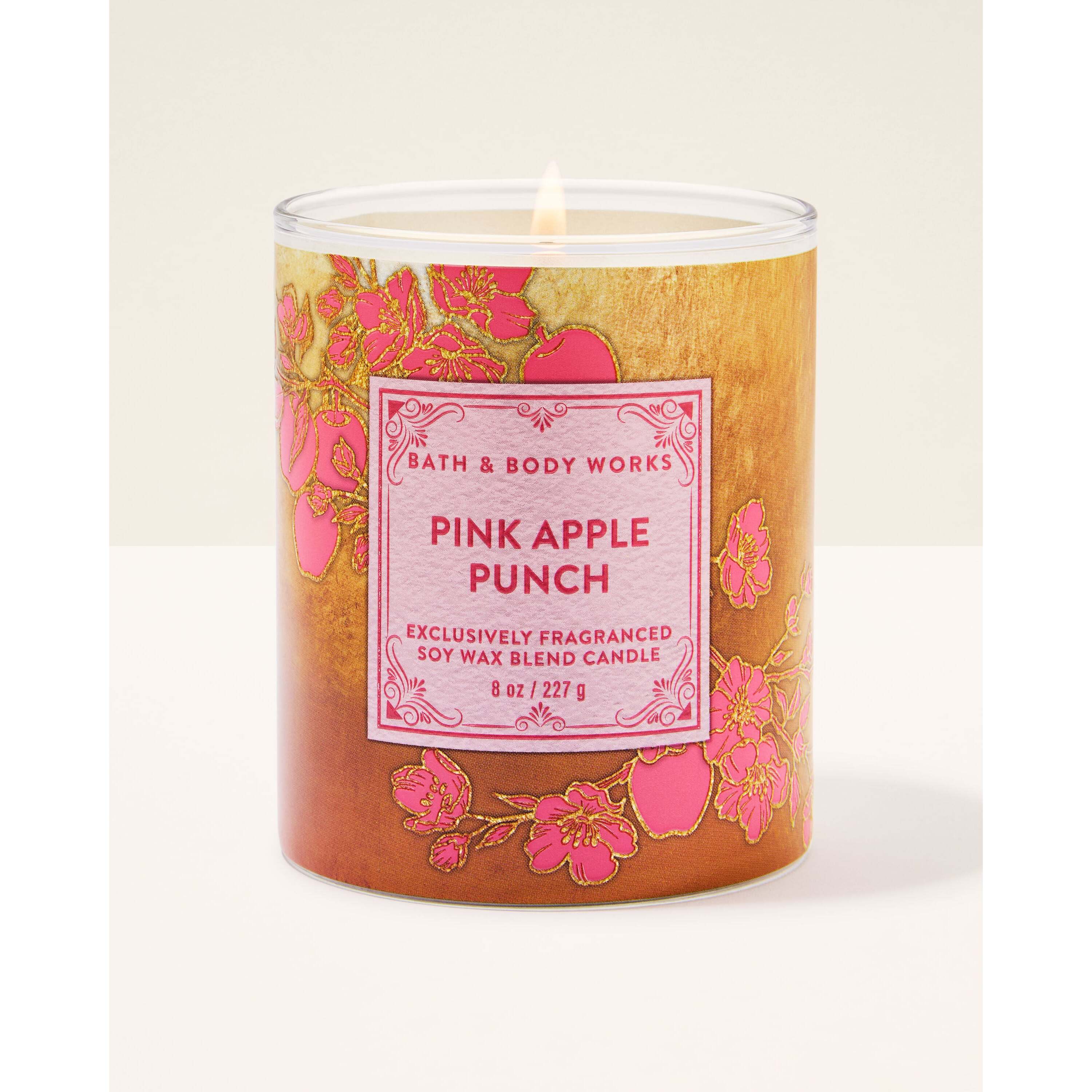 Pink Apple Punch Single Wick Candle