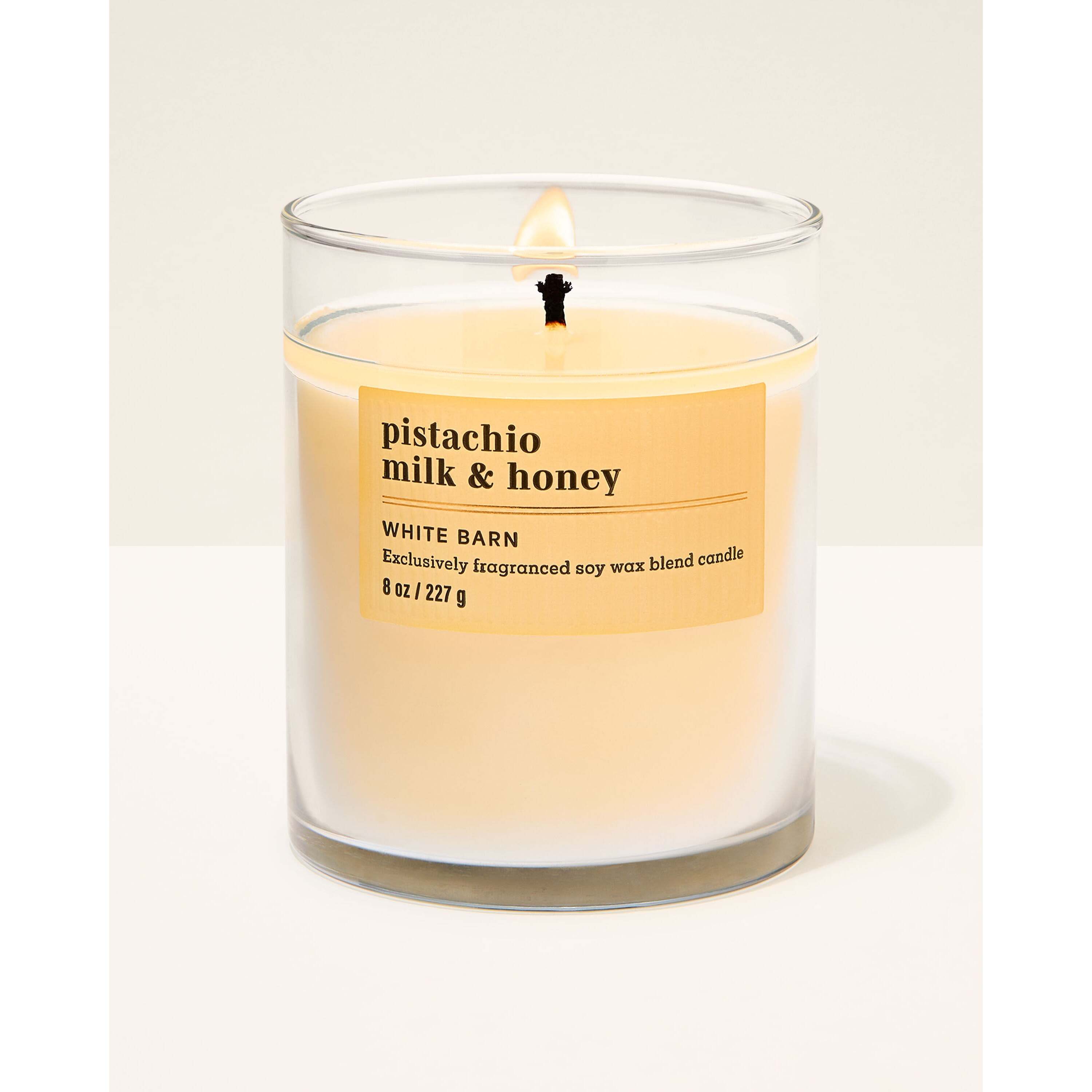 Pistachio Milk & Honey Single Wick Candle
