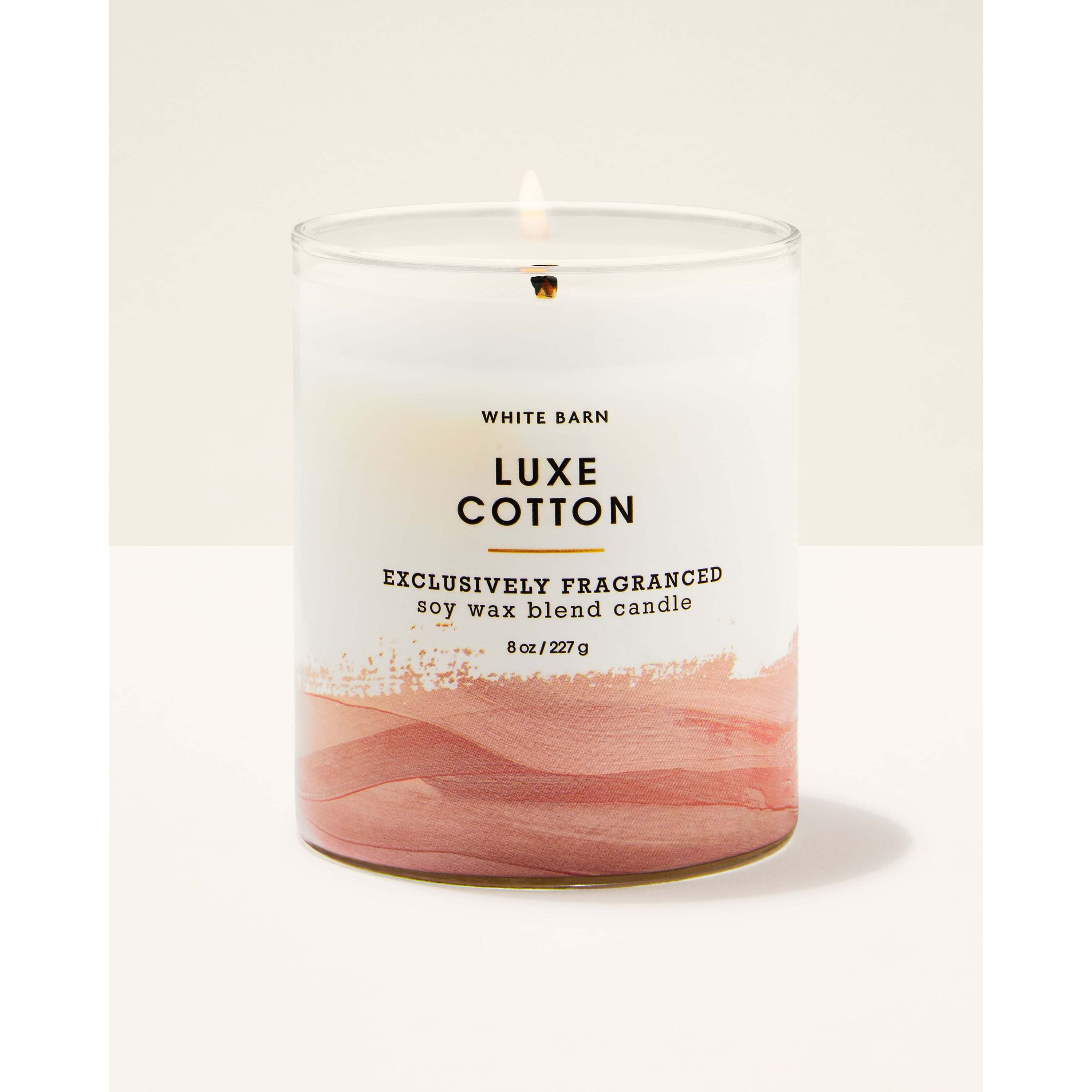 Luxe Cotton Single Wick Candle