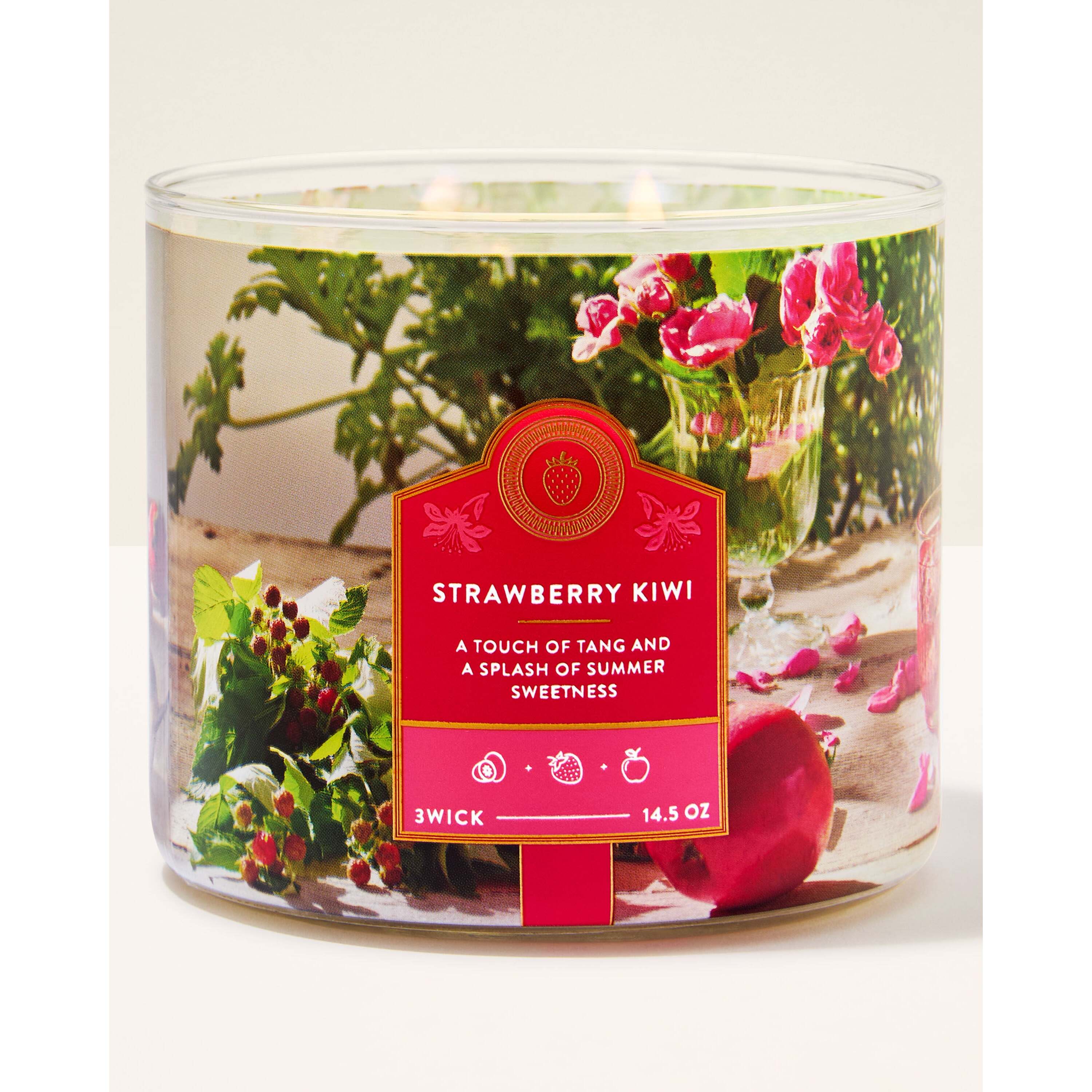 Strawberry Kiwi 3-Wick Candle - Image 2