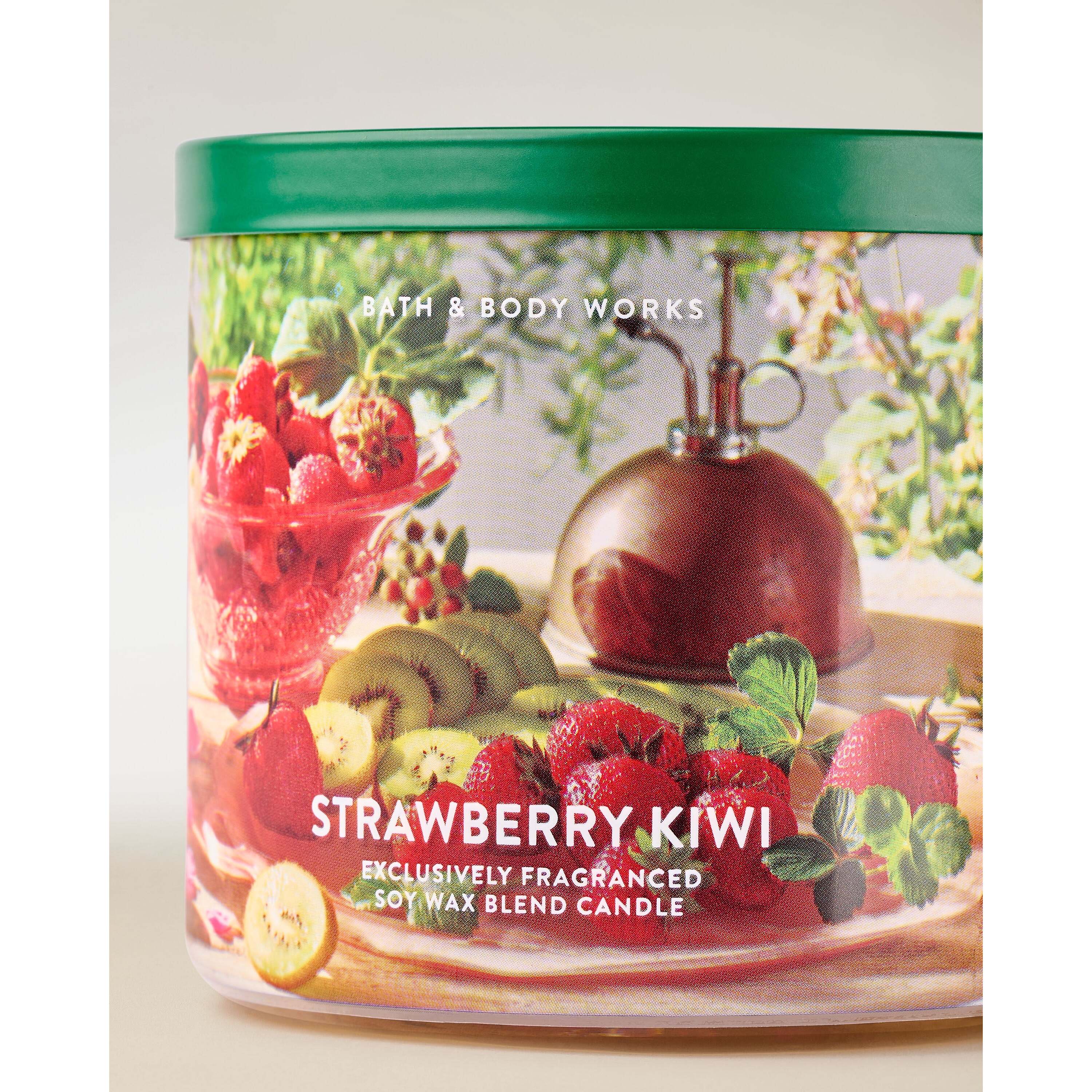 Strawberry Kiwi 3-Wick Candle - Image 6
