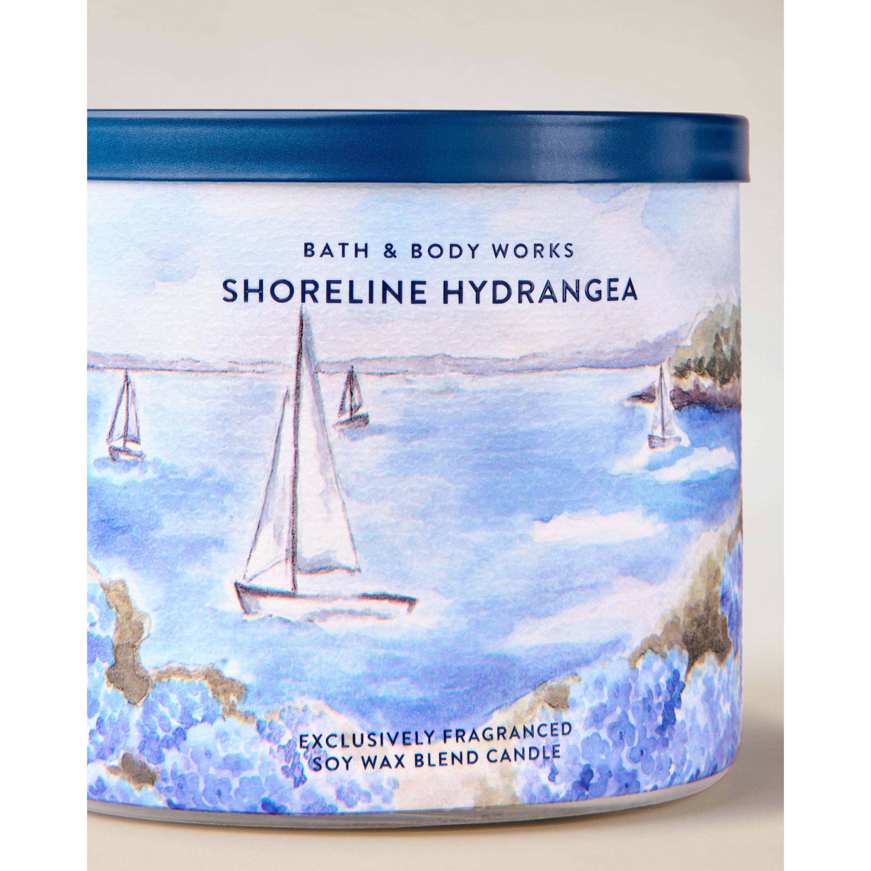 Shoreline Hydrangea 3-Wick Candle - Image 2