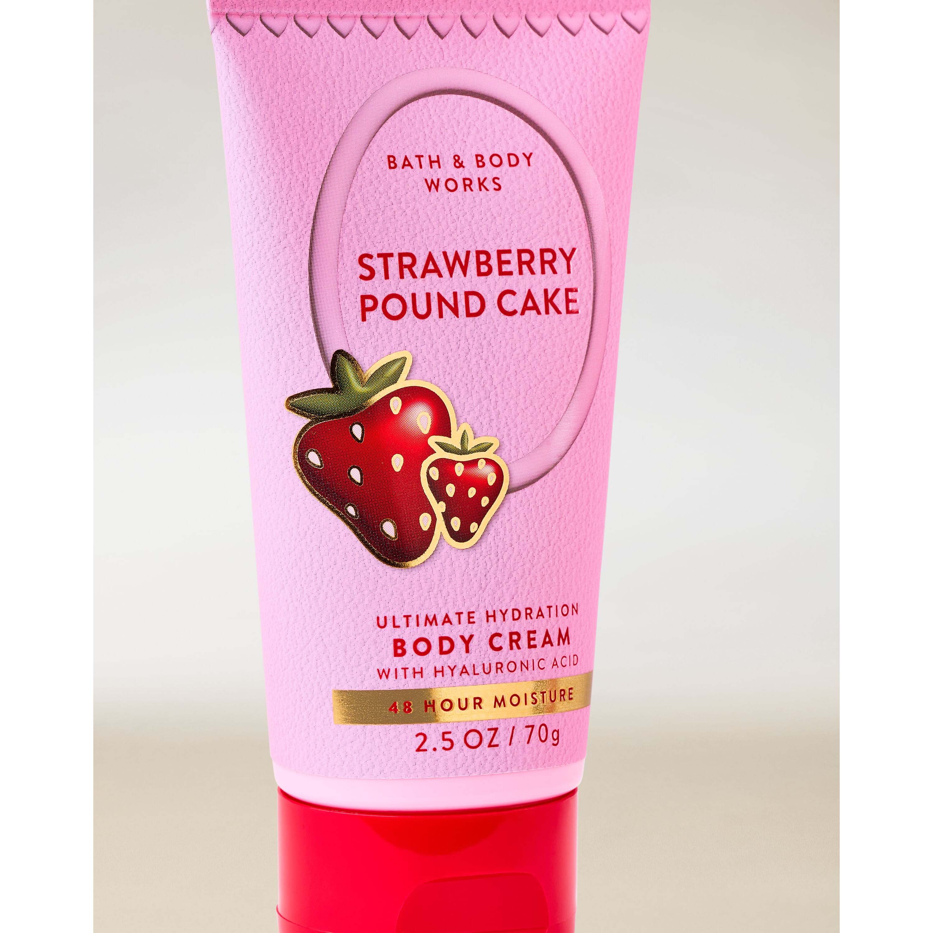 Strawberry Pound Cake Travel Size Ultimate Hydration Body Cream - Image 2