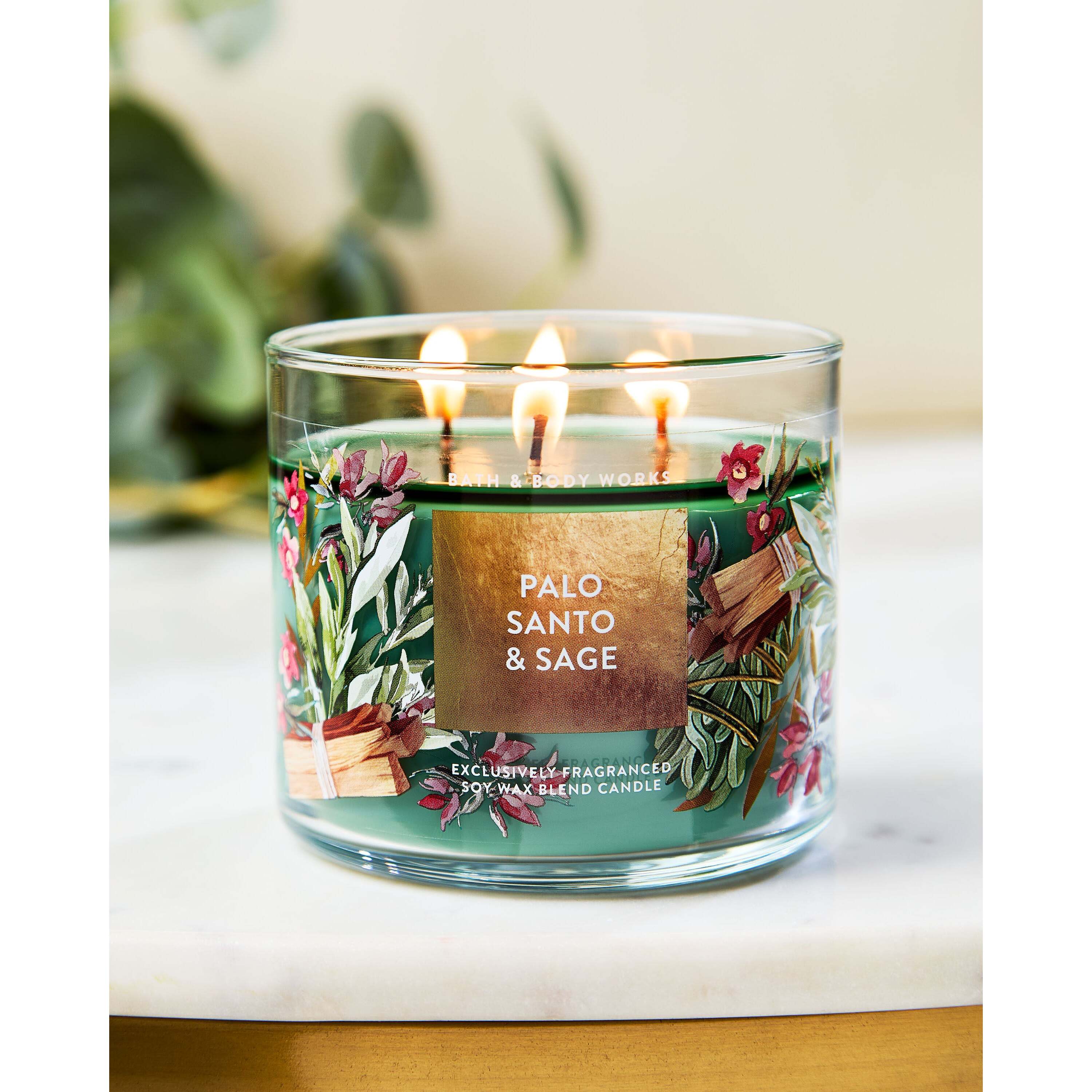 Palo Santo & Sage 3-Wick Candle - Image 6