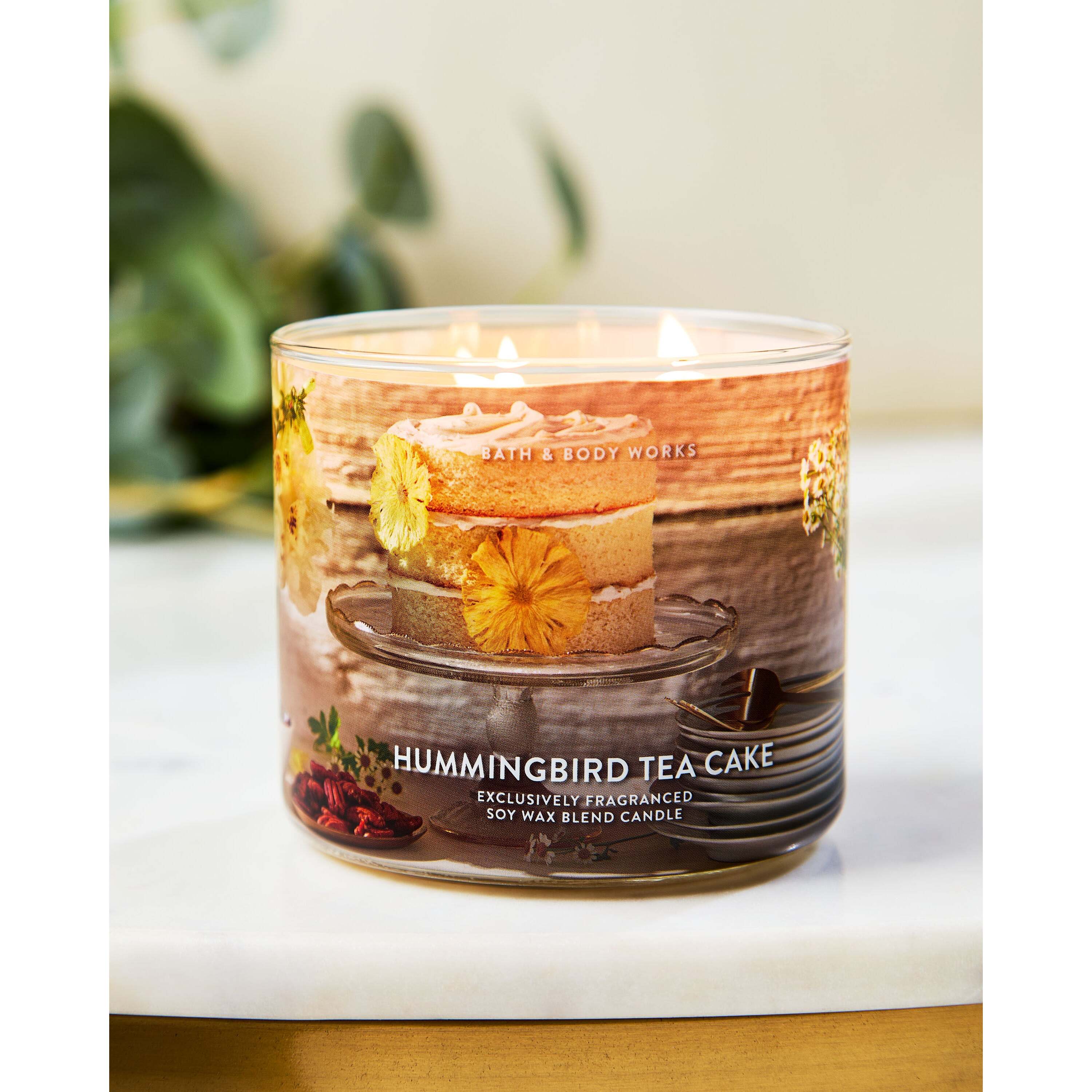 Hummingbird Tea Cake 3-Wick Candle - Image 5