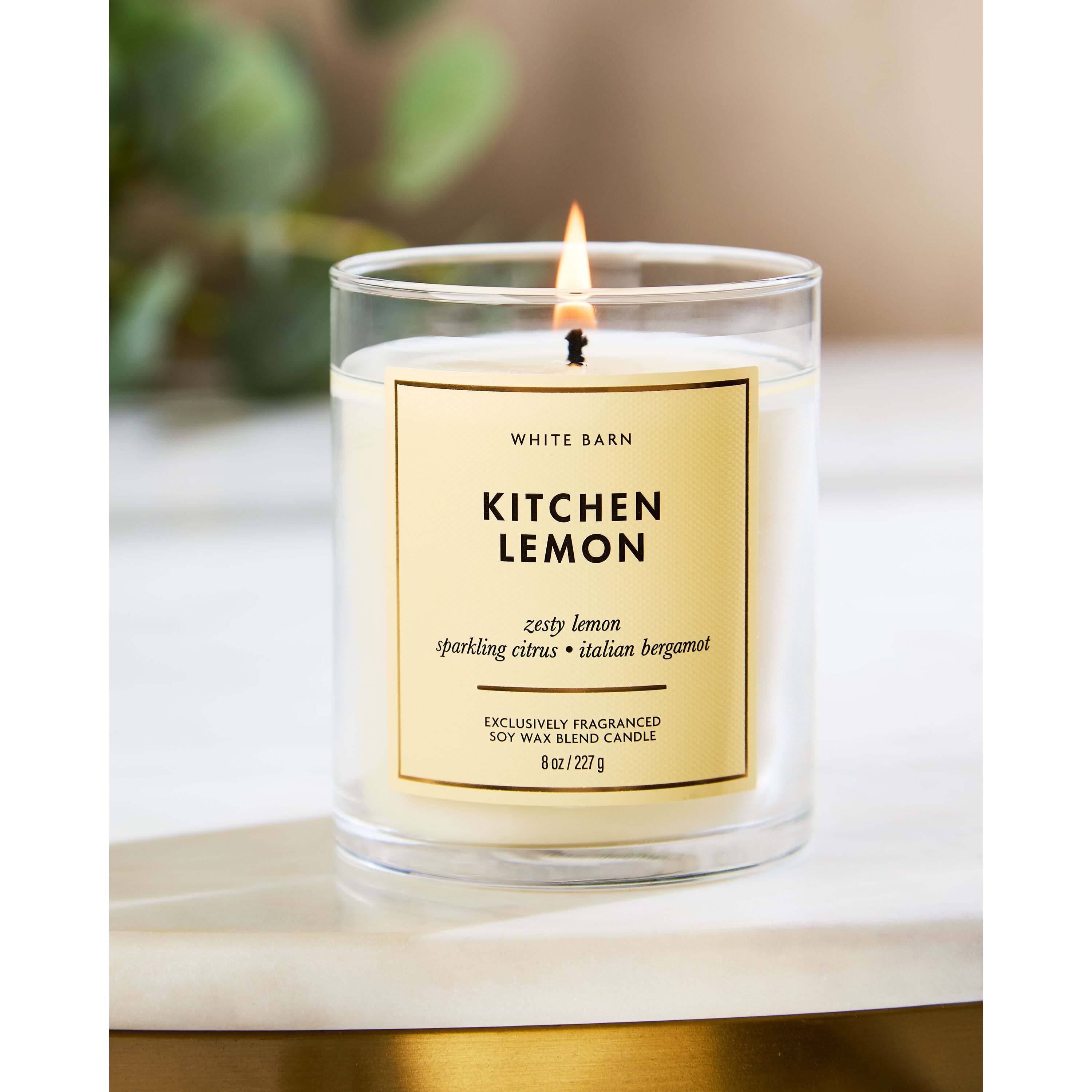 Kitchen Lemon Single Wick Candle - Image 5
