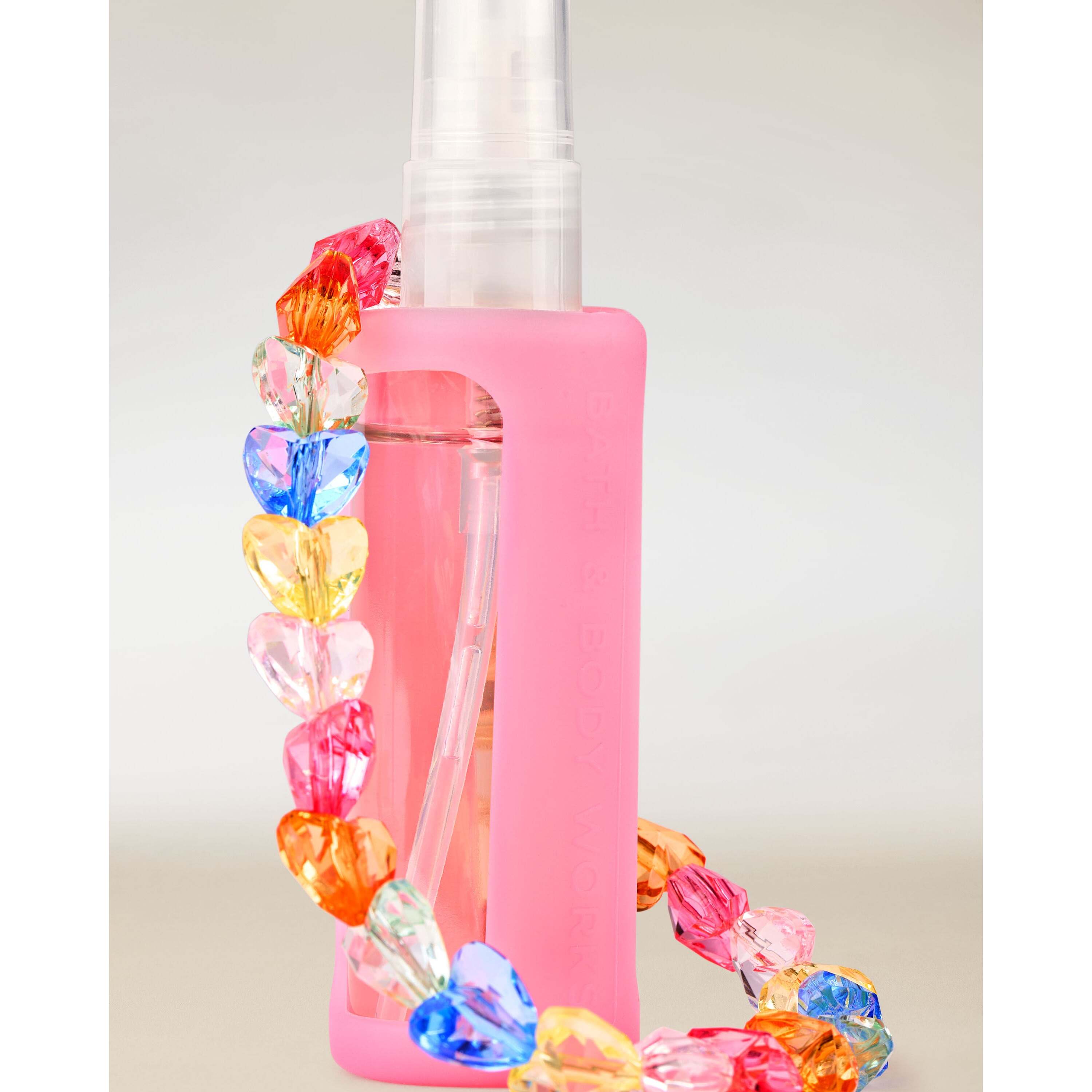 Pink Wristlet Hand Sanitizer Spray Holder - Image 2